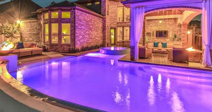 Houston Smart Custom LED Lighting For Pools