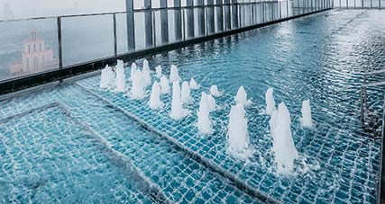 Swimming Pool Fountains Houston